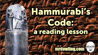 The Code of Hammurabi  a reading lesson for kids [upl. by Matuag]