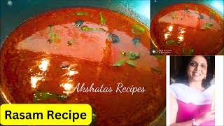 Rasam RecipeEasy recipeakshatasrecipesmade with Toor dalhealthyrecipes [upl. by Kwabena2]