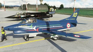 The two quotStarsquot of the 2023 Pratica di Mare Airshow FS2020 [upl. by Eniroc]