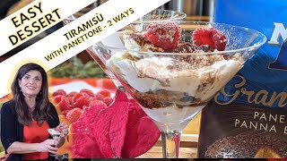 Easy Tiramisù Using Panettone [upl. by Layod]