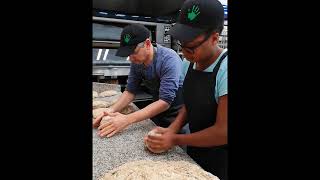 MAKING SPROUTED GRAIN ESSENE BREAD [upl. by Ivey]