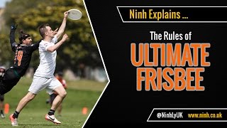 The Rules of Ultimate Frisbee Ultimate  EXPLAINED [upl. by Genvieve]