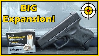 You Want Expansion With Your Expansion Sig VCrown 40 SampW Ballistic Gel Test Glock 22 amp 27 [upl. by Auqkinahs]