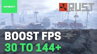 2023 BEST PC Settings for RUST Maximize FPS amp Visibility [upl. by Ajnot]