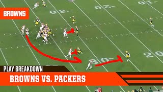 Play Breakdown DErnest Johnson 30 Yard Run  Browns Live [upl. by Namharludba806]