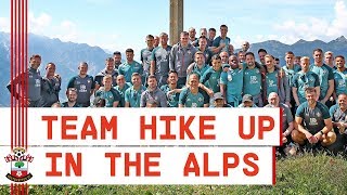 SAINTS IN AUSTRIA  Southampton players head into the mountains on team trip [upl. by Anilys]