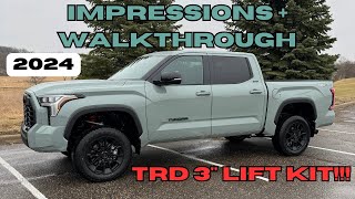 2024 TOYOTA TUNDRA LIMITED TRDOFFROAD w3quot TRD LIFT KIT LUNAR ROCK  WalkthroughFirst Impressions [upl. by Ynafit]