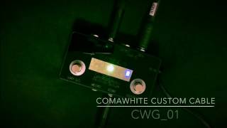 Comawhite Custom Cable CWG01 vs Mogami 2524 Neutrik Plug [upl. by Weinrich]