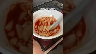 Bibigo Tteokbokki koreanfood easycooking tteokbokki food cooking spicy kfood [upl. by Ecar]