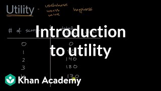 Introduction to utility  APⓇ Microeconomics  Khan Academy [upl. by Conners241]