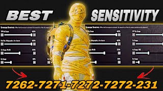 NEW UPDATE 30 🔥 BEST SENSITIVITY CODE  CONTROL SETTINGS PUBG MOBILE  BGMI [upl. by Amiaj]