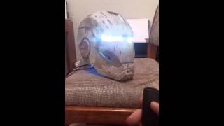 Ironman Mark III remote controlled motorized helmet and faceplate [upl. by Cecil968]