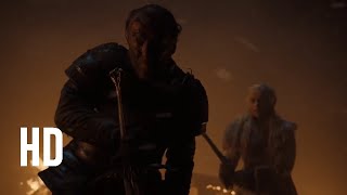 Jorah Mormont dies protecting Daenerys  GoT S08E03 [upl. by Deanne23]