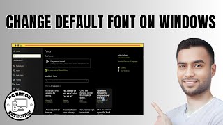 How to Change Default Font on Windows 10  Customize Your PCs Look Today [upl. by Noami294]