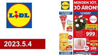 Lidl akciós újság 202354 [upl. by Arbua]