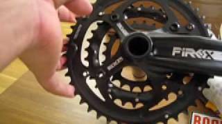 Truvativ Firex Team crankset Unpacking [upl. by Udale]