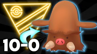 100 WIN STREAK AT LEGEND ELO WITH PILOSWINE THE COREBREAKER  Pokémon GO Battle League [upl. by Cyma]