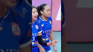 ALEXIA MONTORO WITH POWER ateneo volleyball shakeyssuperleague admu shorts fyp [upl. by Ybrek]