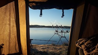 Carpfishing en Cazalla de la Sierra a 4° pantano de la Atalaya [upl. by Ymmor353]