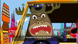 Parappa the Rapper PSP CAR RAP Good rank [upl. by Llertnod]