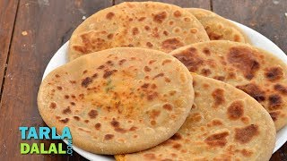 पनीर पराठे Paneer Parathas by Tarla Dalal [upl. by Helfant]