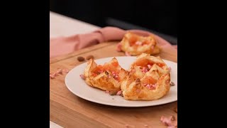 Mini galettes pommes et pralines roses [upl. by Haerle418]