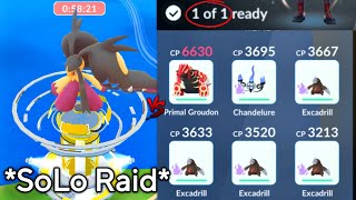 SOLO LvL 4 MEGA MAWILE Raid in Pokemon GO [upl. by Earahs]