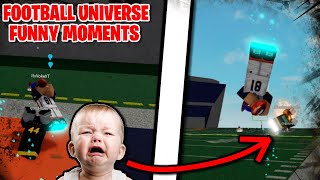 10 Year Old Gets Mossed Then Starts CRYING  ROBLOX Football UNIVERSE Funny Moments [upl. by Debi310]