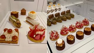 Patisserie at Claridges ArtSpace Cafe in London [upl. by Valdes]