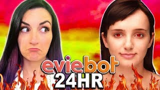 24 HOUR Eviebot Controls My Life Challenge [upl. by Shalna]