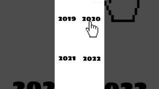 2019 vs 2020 vs 2021 vs 2022 meme shorts WARING N WORD [upl. by Octavia101]