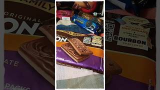 Bourbon biscuit unboxing and review Family pack 🥰 bourbon britannia biscuit sweet [upl. by Ahseital564]