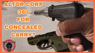 CONCEAL CARRYING THE ALTOR SINGLE SHOT 380 handgun concealedcarry backup Bug [upl. by Japheth679]