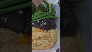 Wow Burong Isda with airfryed sea bass amp vegetables asmrfoodshortsvideodelicious [upl. by Izabel88]