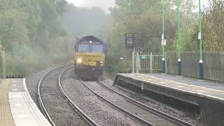 66051sbWakefieldSouthampton66777nb Felixstowe East Mid Gateway Tamworth High Level [upl. by Ttnerb]