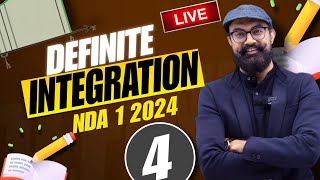 NDA 2024 Live  Definite Integration  DAY  4  Calculus  Anuj Sir [upl. by Pas]