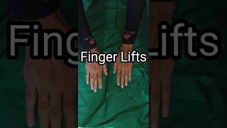 Finger lifts stretch exercise [upl. by Eniowtna717]