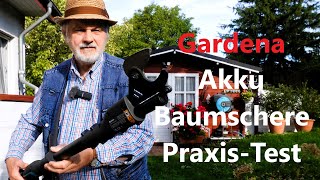 Gardena Akku BaumschereAstschneider  mein persönlicher Praxistest Film 136 [upl. by Neemsay302]