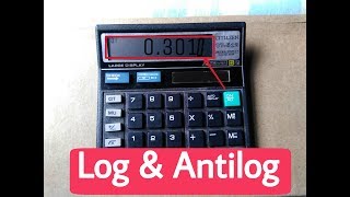 HOW TO FIND LOG  ANTILOG USING SIMPLE 🔥CALCULATOR  IN HINDI  RANJEET AGGARWAL [upl. by Inhoj]