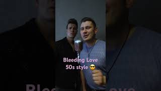 Bleeding Love 50s style New music on Friday thebaseballs bleedinglove leonalewis rocknroll [upl. by Okechuku]