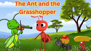 The ant and the Grasshopper  Moral story for kids  Story for kids  Kids story grasshopper [upl. by Lerak]