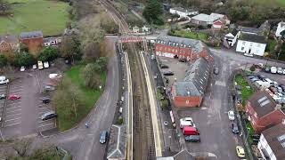 Crediton Railway Station [upl. by Airdnaxela319]