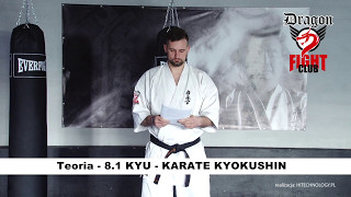 Wymagania egzaminacyjne dla dzieci do lat 14  Karate KYOKUSHIN  TEORIA  Stopień 81 KYU [upl. by Trahern]