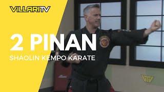 2 Pinan  Shaolin Kempo Karate  VillariTV [upl. by Boiney]