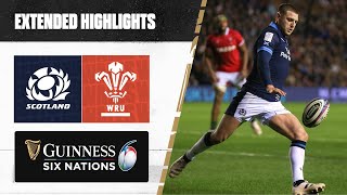 RECORD BREAKING 🏆  Extended Highlights  Scotland v Wales [upl. by Hobie992]