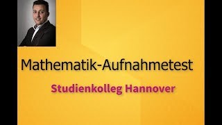 Studienkolleg Hannover  Aufnahmetest  Aufgabe 9 [upl. by Norean]