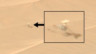 NASAs Perseverance rover spots Mars helicopter Ingenuity after its final flight [upl. by Nnybor]