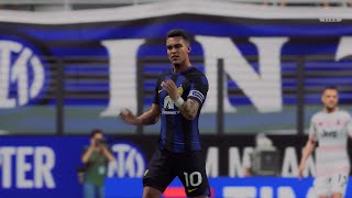 Inter de Milão x Juventus SERIE A TIM 2425 FC 24 [upl. by Yrevi]