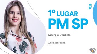 PM SP Saúde Batepapo com Carla Barbosa aprovada em 1º lugar para Cirurgião Dentista [upl. by Aerbua]