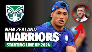 NEW ZEALAND WARRIORS STARTING LINEUP  NRL 2024 [upl. by Cletis]